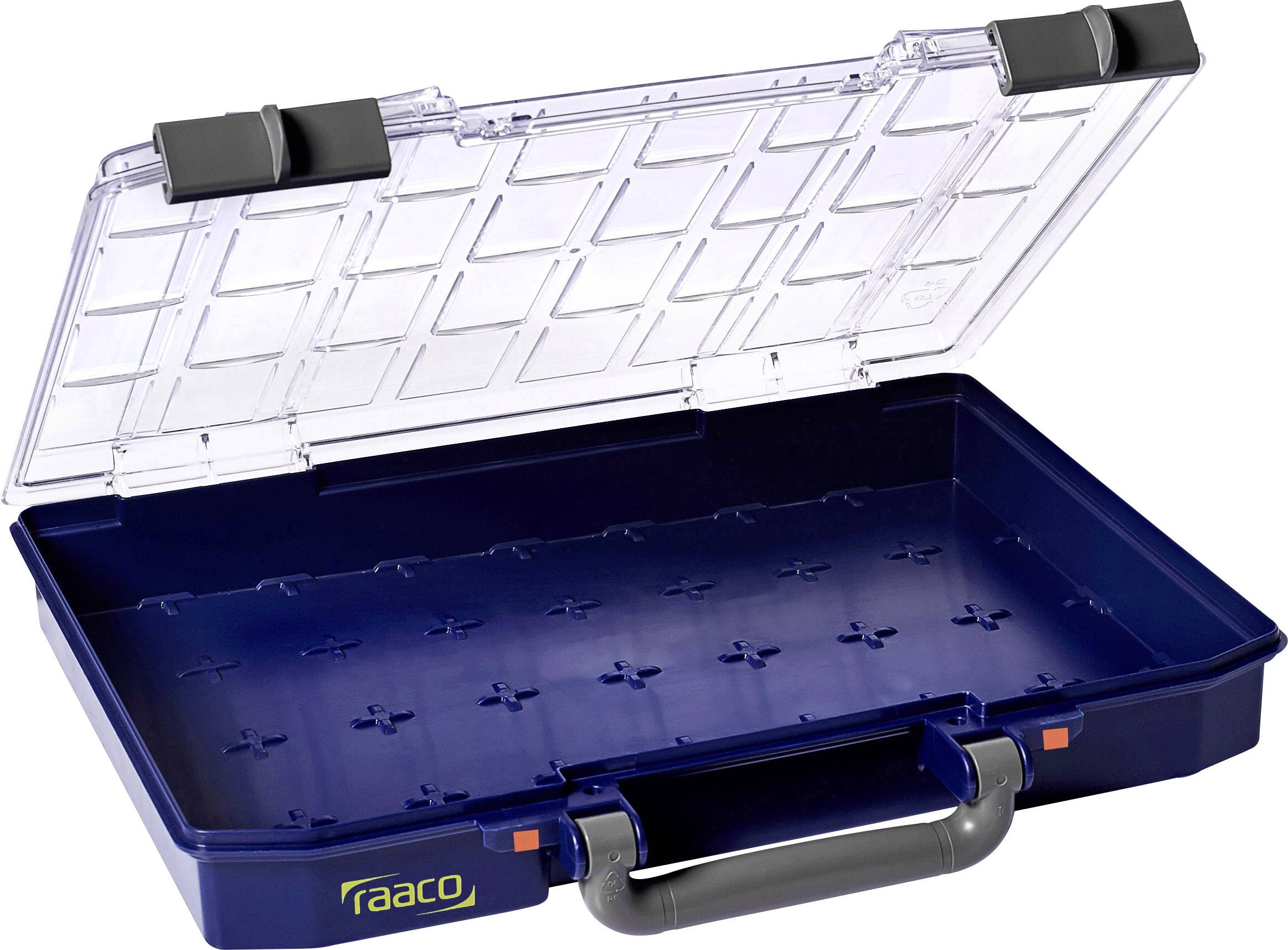 Raaco CarryLite 55 4x8-0 Sortimentskoffer (L x B x H) 337 x 278 x 57 mm Anzahl Fächer: 0 Inhalt 1 S