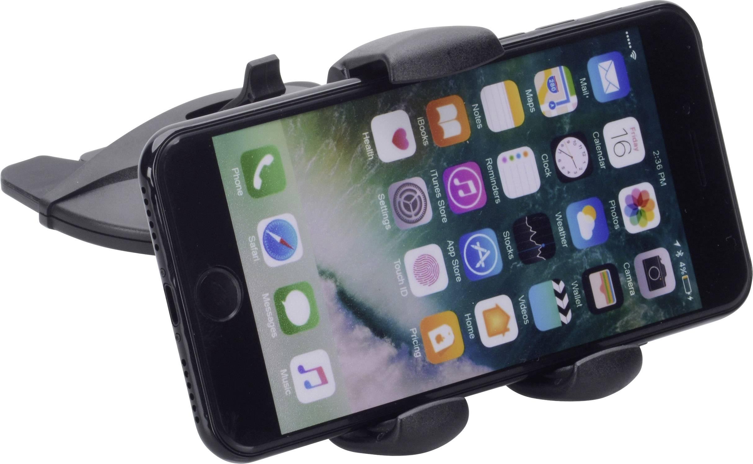 Herbert Richter Quicky CD  Handy-Kfz-Halterung 360° drehbar 84 - 58 mm