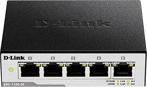 D-Link 5-Port Gigabit Smart Switch Netzwerk Switch 5 Port 10 Gbit/s