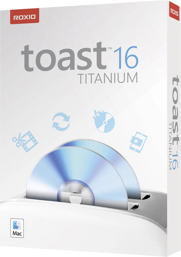 Roxio Toast 16 Titanium Vollversion, 1 Lizenz Mac Brenn-Software