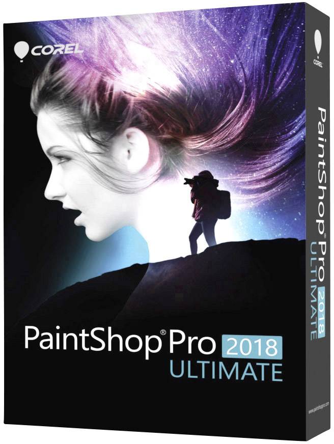 Corel PaintShop Pro 2018 ULTIMATE Upgrade, 1 Lizenz Windows Bildbearbeitung