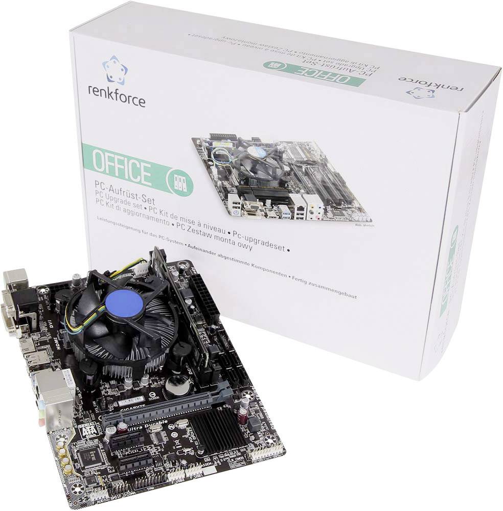 Renkforce PC Tuning-Kit Intel® Pentium® (2 x 3.5GHz) 8GB Intel HD Graphics 615 Micro-ATX