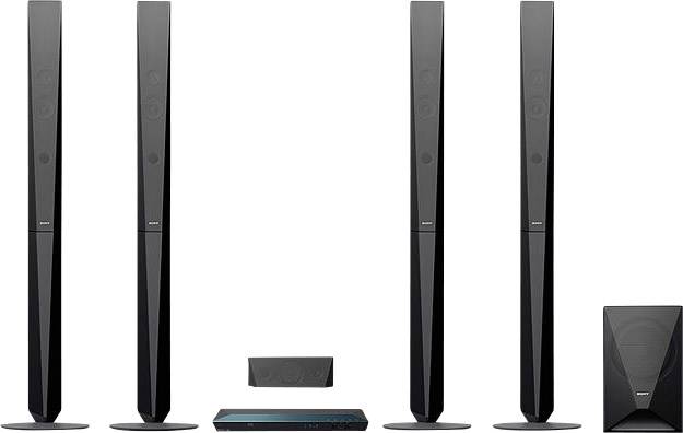Sony BDV-E6100 5.1 3D Blu-ray Heimkinosystem Schwarz Bluetooth, NFC, WLAN