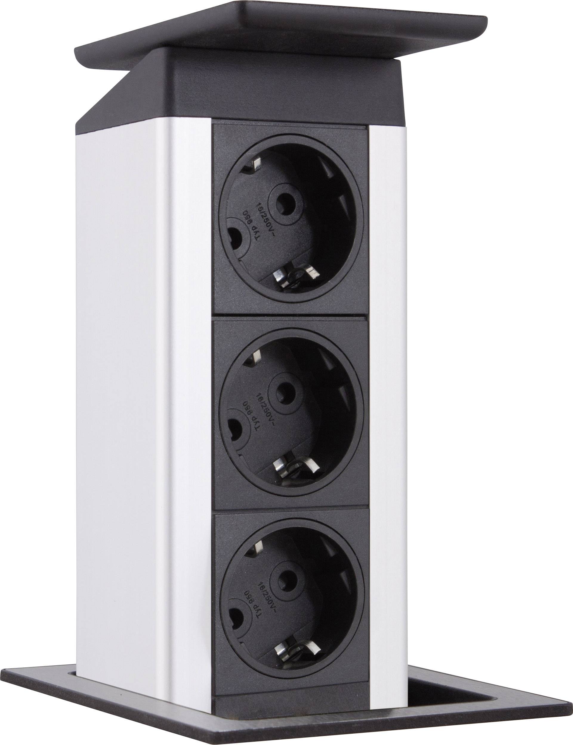 EVOline 106371 Einbau-Steckdosenleiste Schutzkontakt 1St.