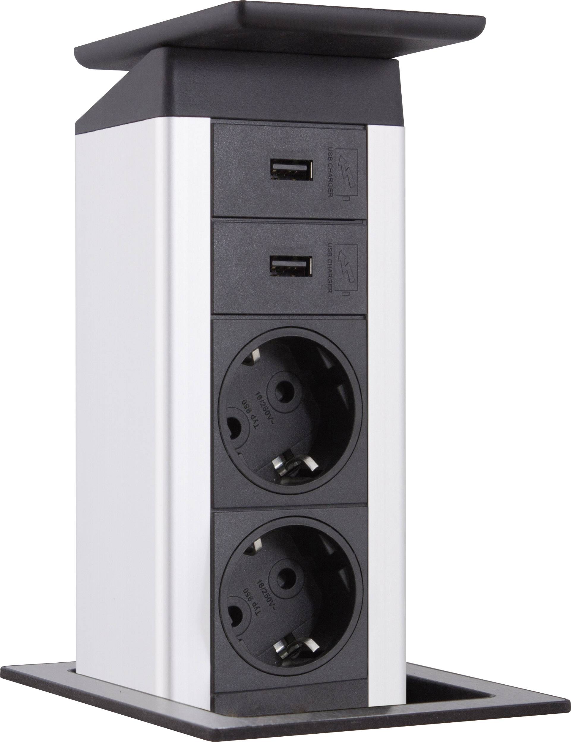 EVOline 106374 Einbau-Steckdosenleiste Schutzkontakt 1St.