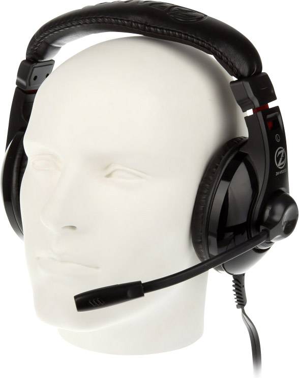 Zalman ZM-HPS200 Over Ear Headset kabelgebunden Stereo Silber, Schwarz Gaming