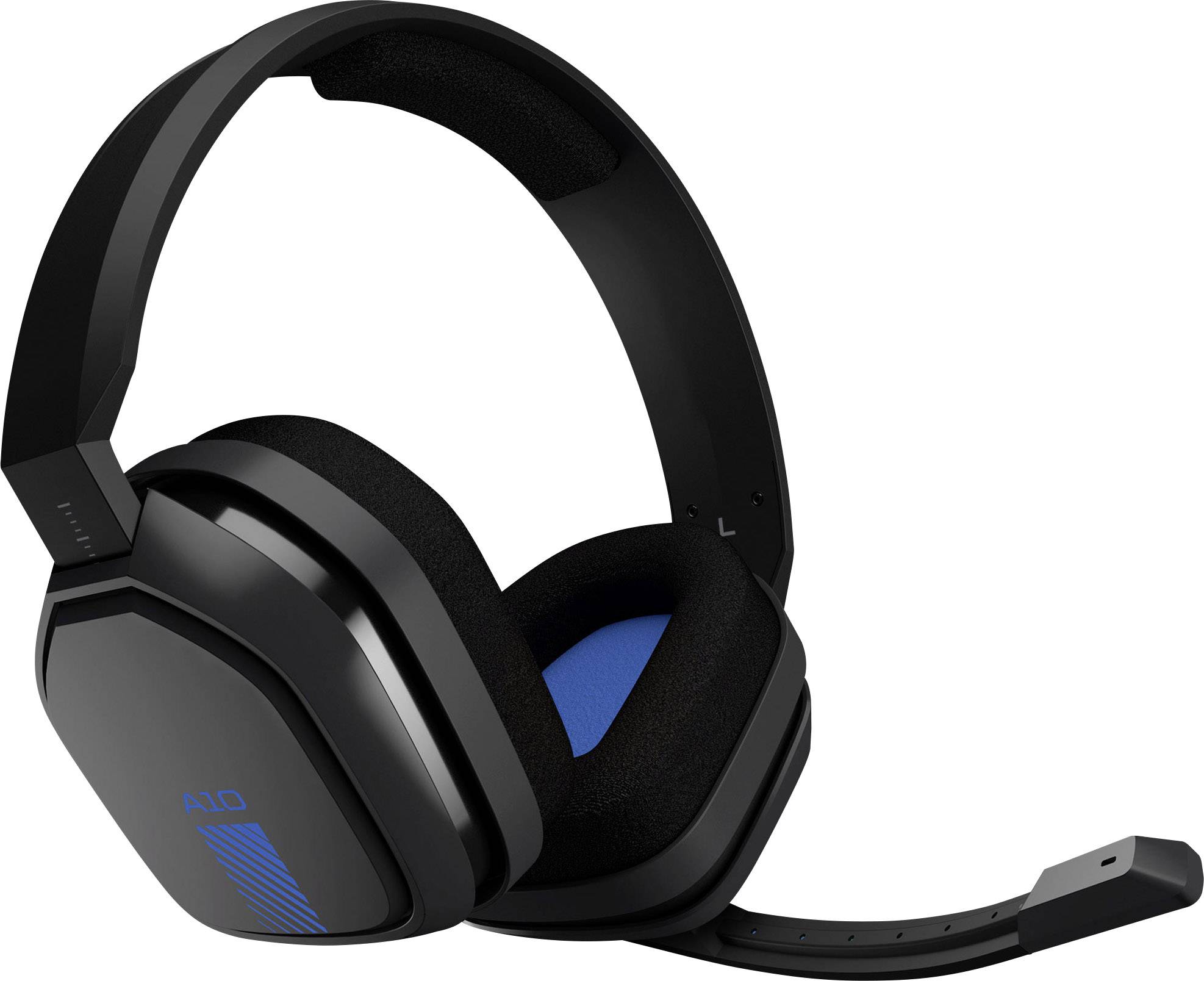 Astro A10 Gaming Over Ear Headset kabelgebunden Stereo Grau, Blau Lautstärkeregelung, Mikrofon-Stummschaltung
