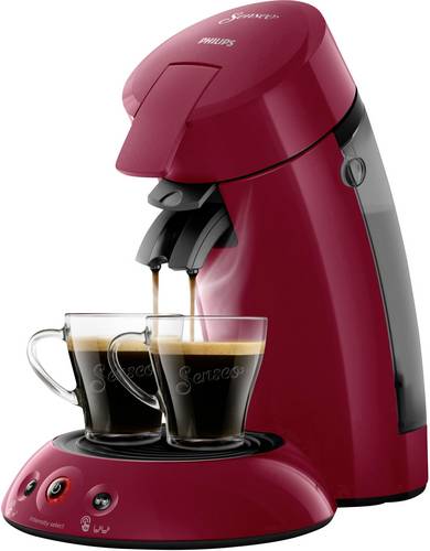 SENSEO® HD6554/90 Original HD6554/90 Kaffeepadmaschine Rubin-Rot