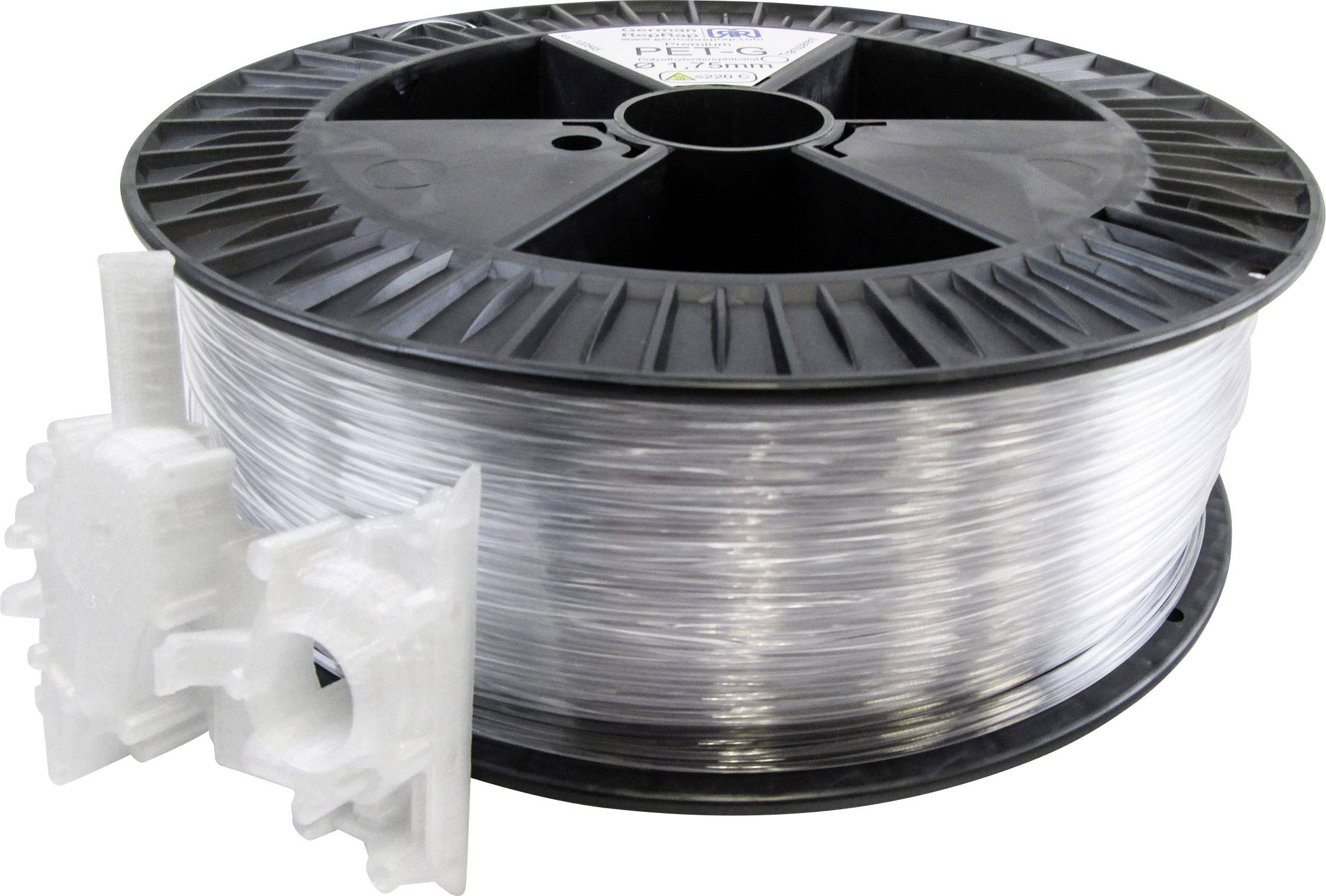 German RepRap 100545 Filament PETG 1.75mm 2.1kg Transparent