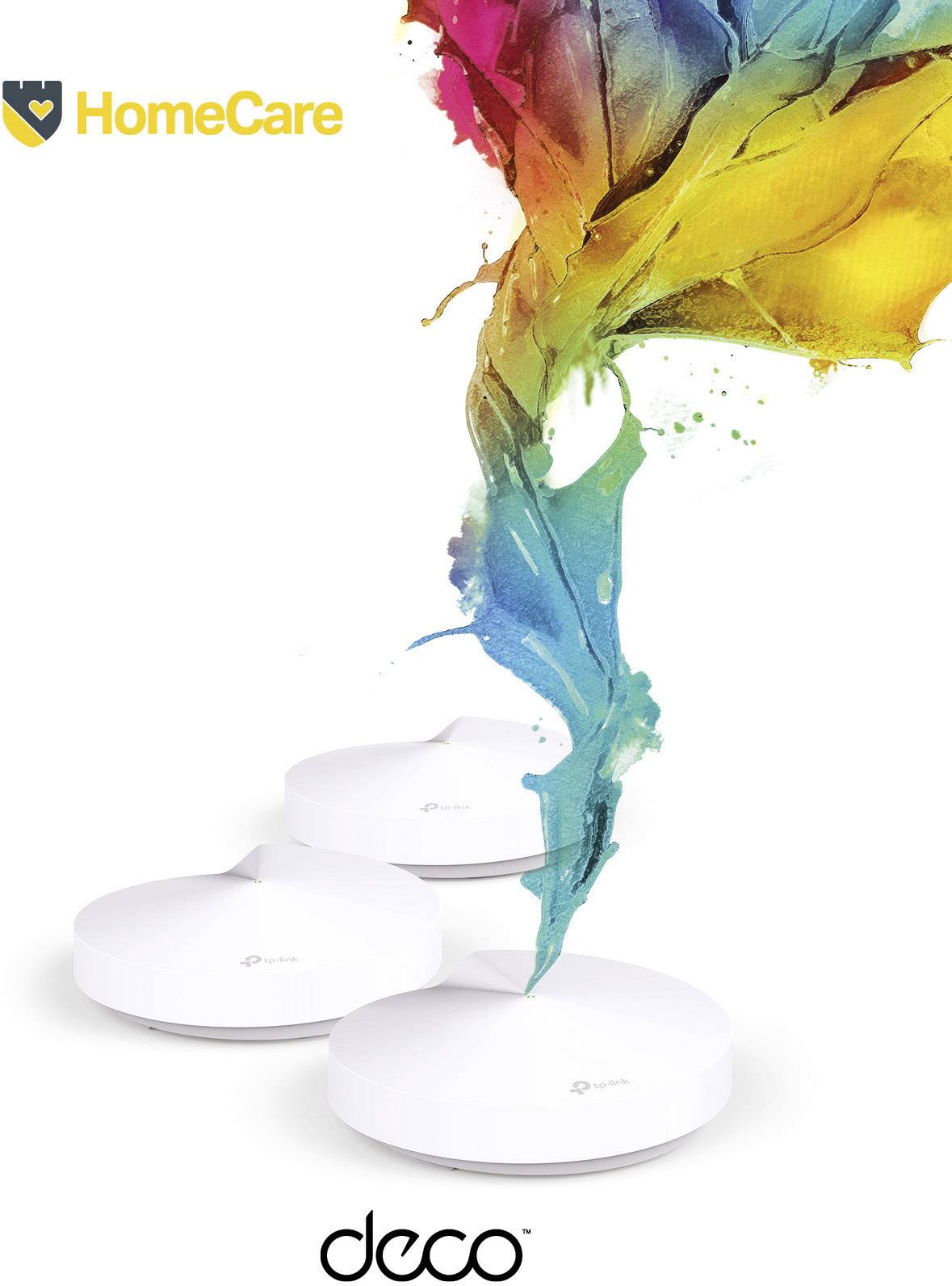 TP-LINK Deco M5(3-Pack) 3er-Pack Mesh-Netzwerk 1300 MBit/s 2.4 GHz, 5 GHz