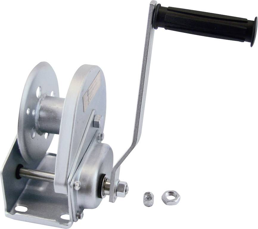 Berger & Schröter Handseilwinde 60141 Zugkraft (stehend)=600 kg Edelstahlgehäuse, Lastdruck-Bremse