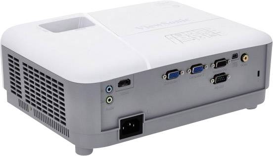 Viewsonic Beamer PA503W DLP 3800 ANSI-Lumen 1280 x 800 WXGA 3D ready, automatische Trapezkorrektur, HD ready, mit Fernbedienung