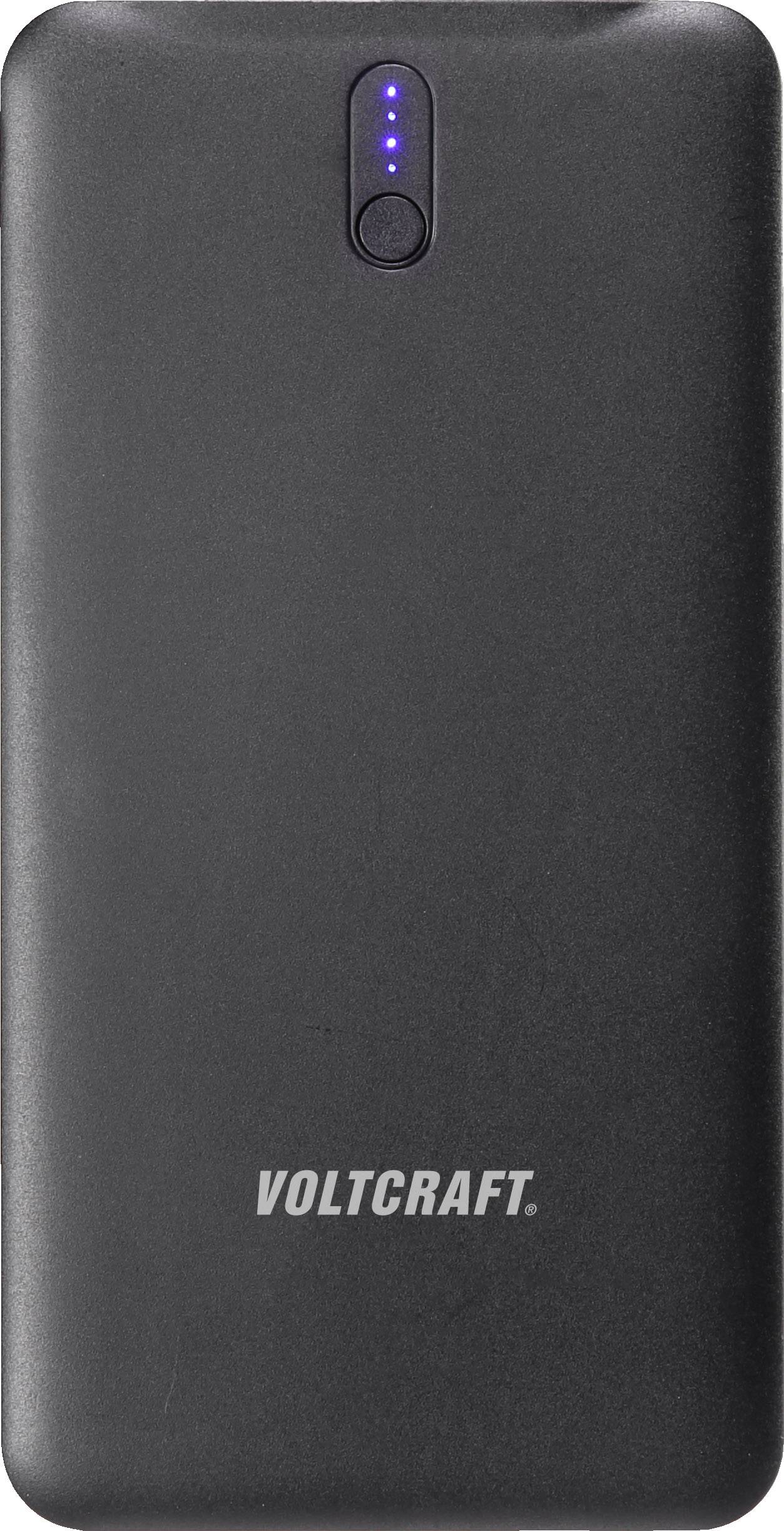 VOLTCRAFT ESP-5000 Powerbank 5000 mAh  LiPo  Schwarz Statusanzeige