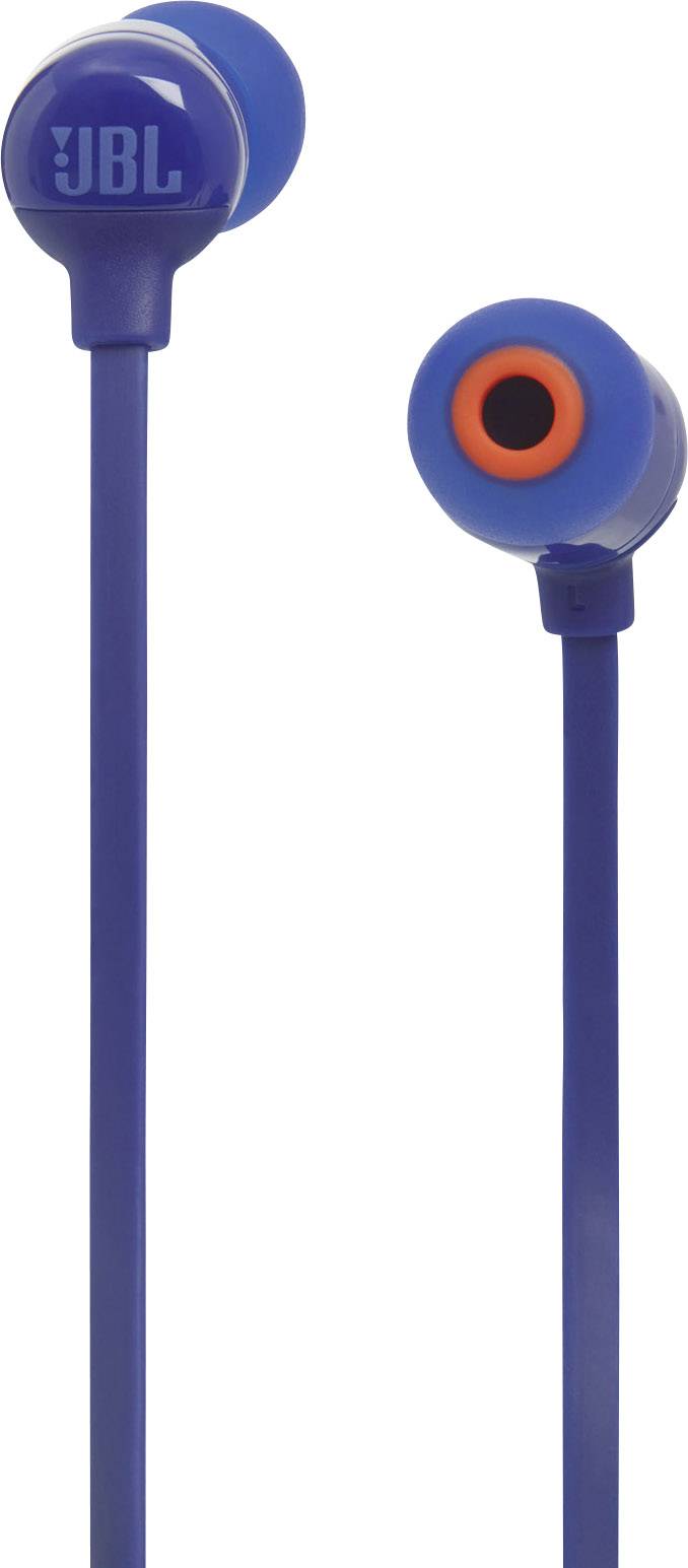 JBL T110BT Bluetooth® HiFi In Ear Kopfhörer In Ear Blau