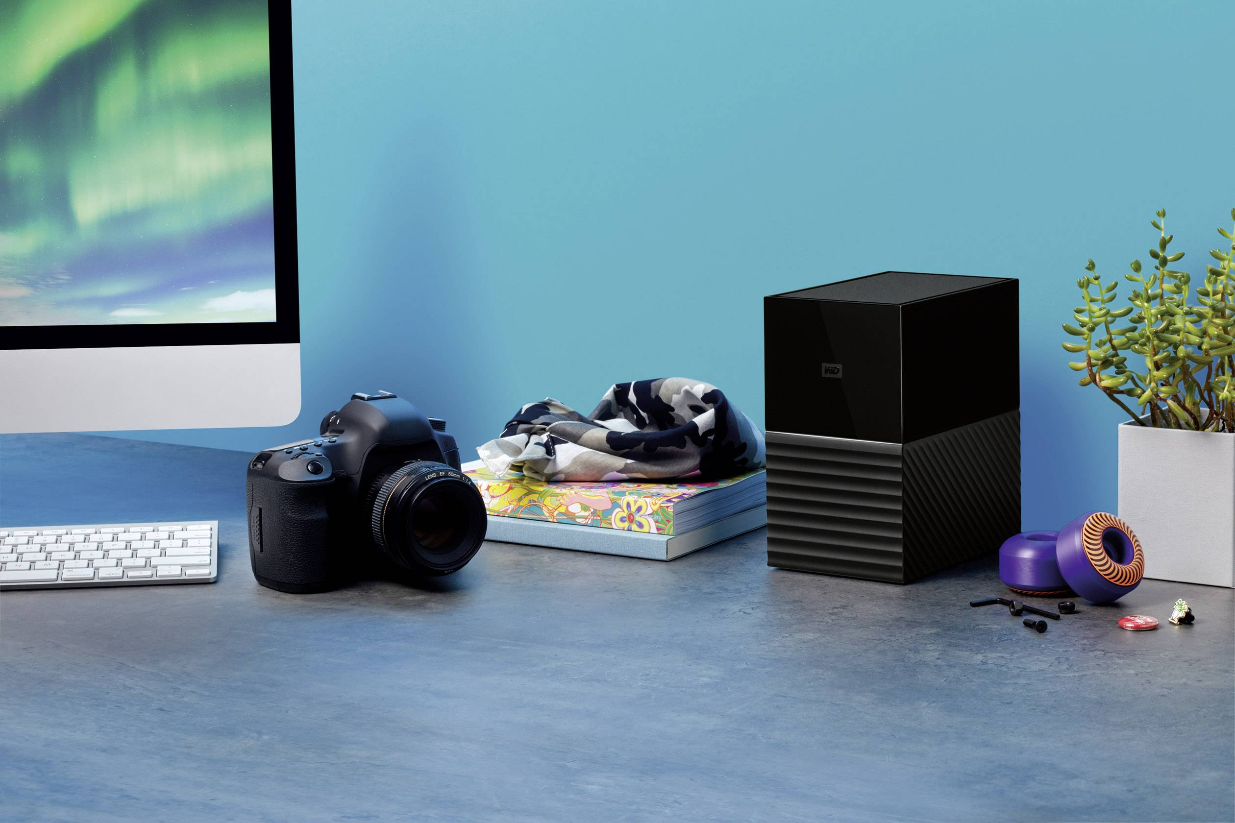 WD My Book Duo 20 TB Externe Festplatte 8.9 cm (3.5 Zoll) USB-A (USB 3.2 Gen 2) Schwarz WDBFBE0200JBK-EESN