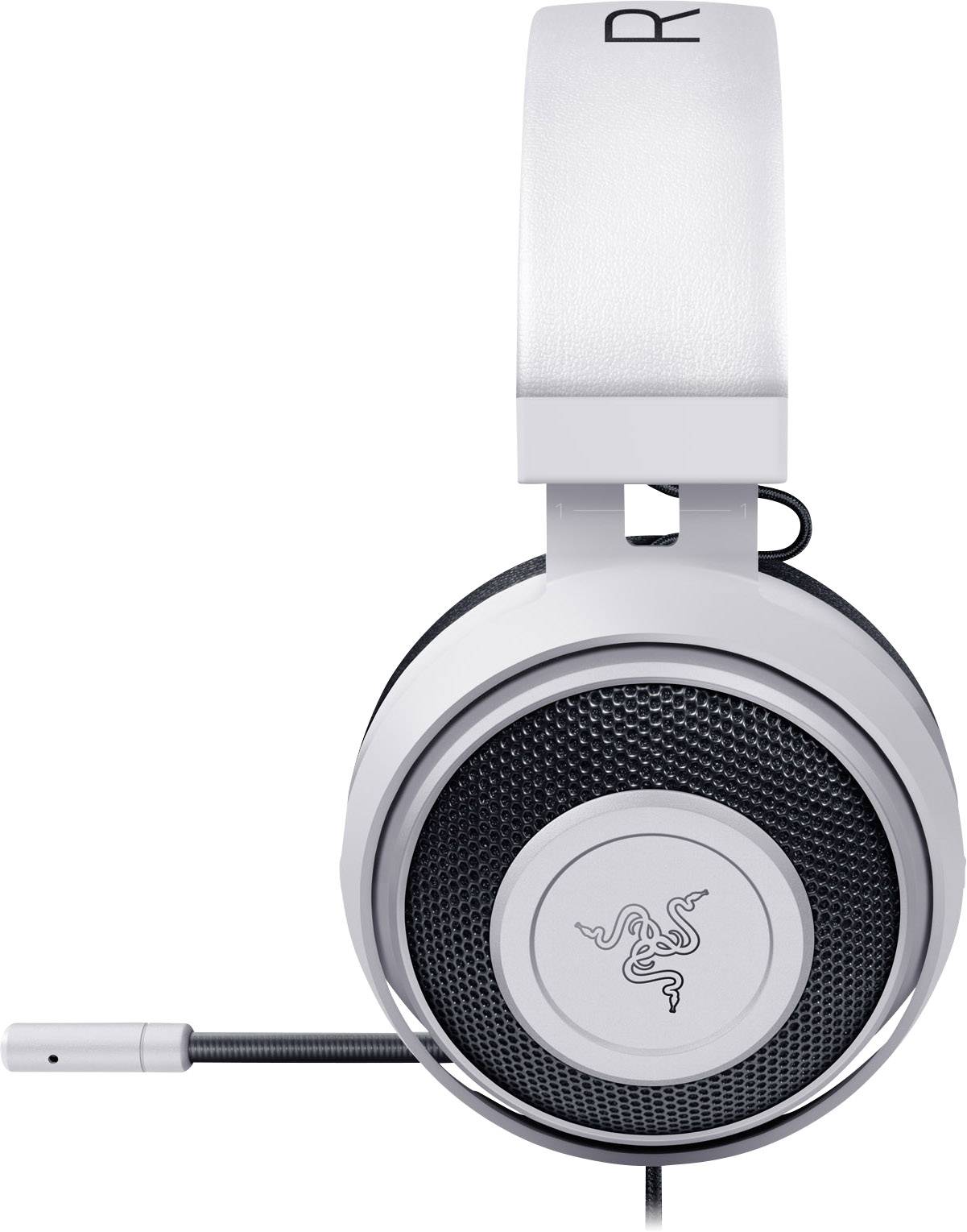 Razer Kraken Pro White V2 Gaming Over Ear Headset kabelgebunden Stereo Weiß Lautstärkeregelung, Mikrofon-Stummschaltung