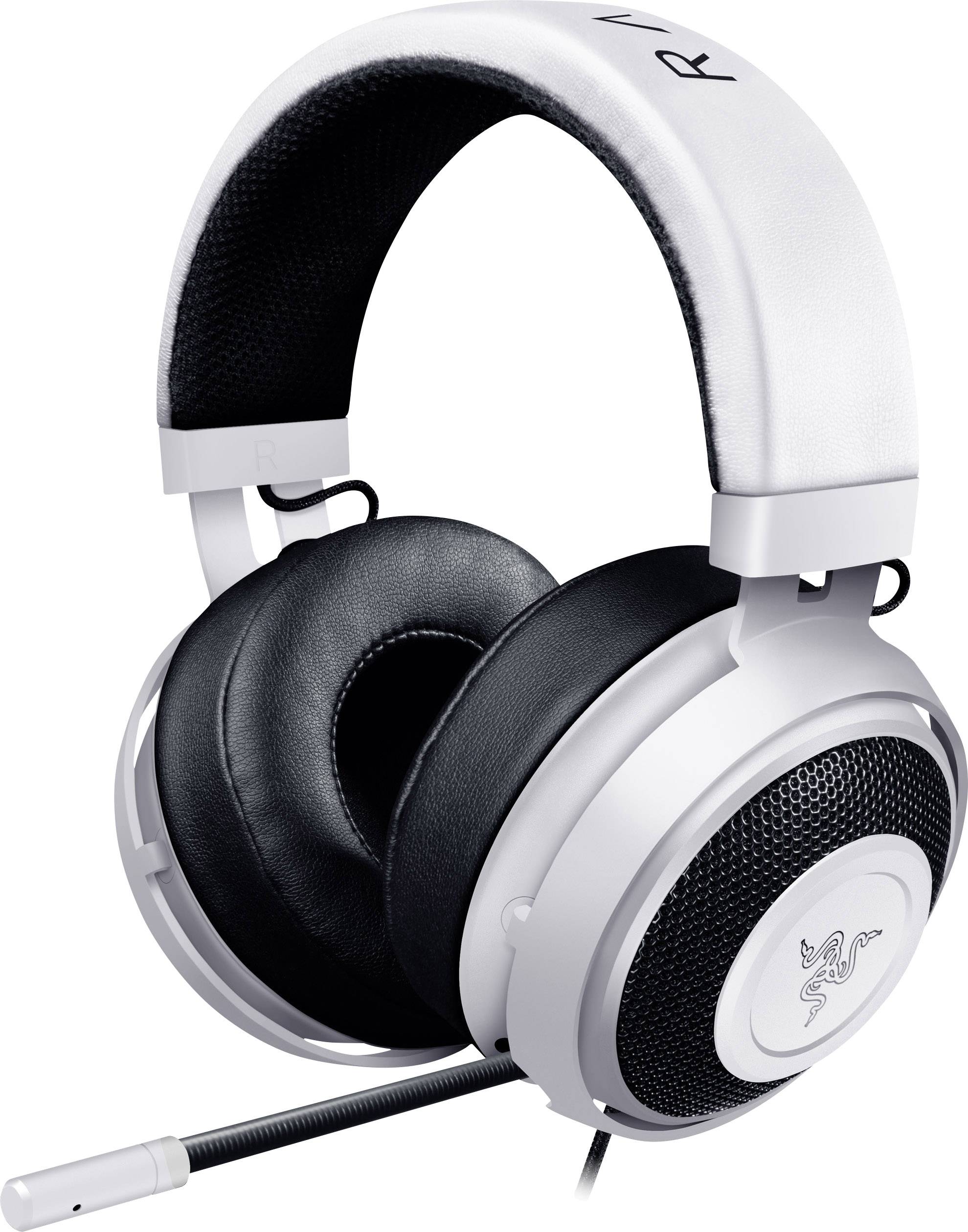 Razer Kraken Pro White V2 Gaming Over Ear Headset kabelgebunden Stereo Weiß Lautstärkeregelung, Mikrofon-Stummschaltung