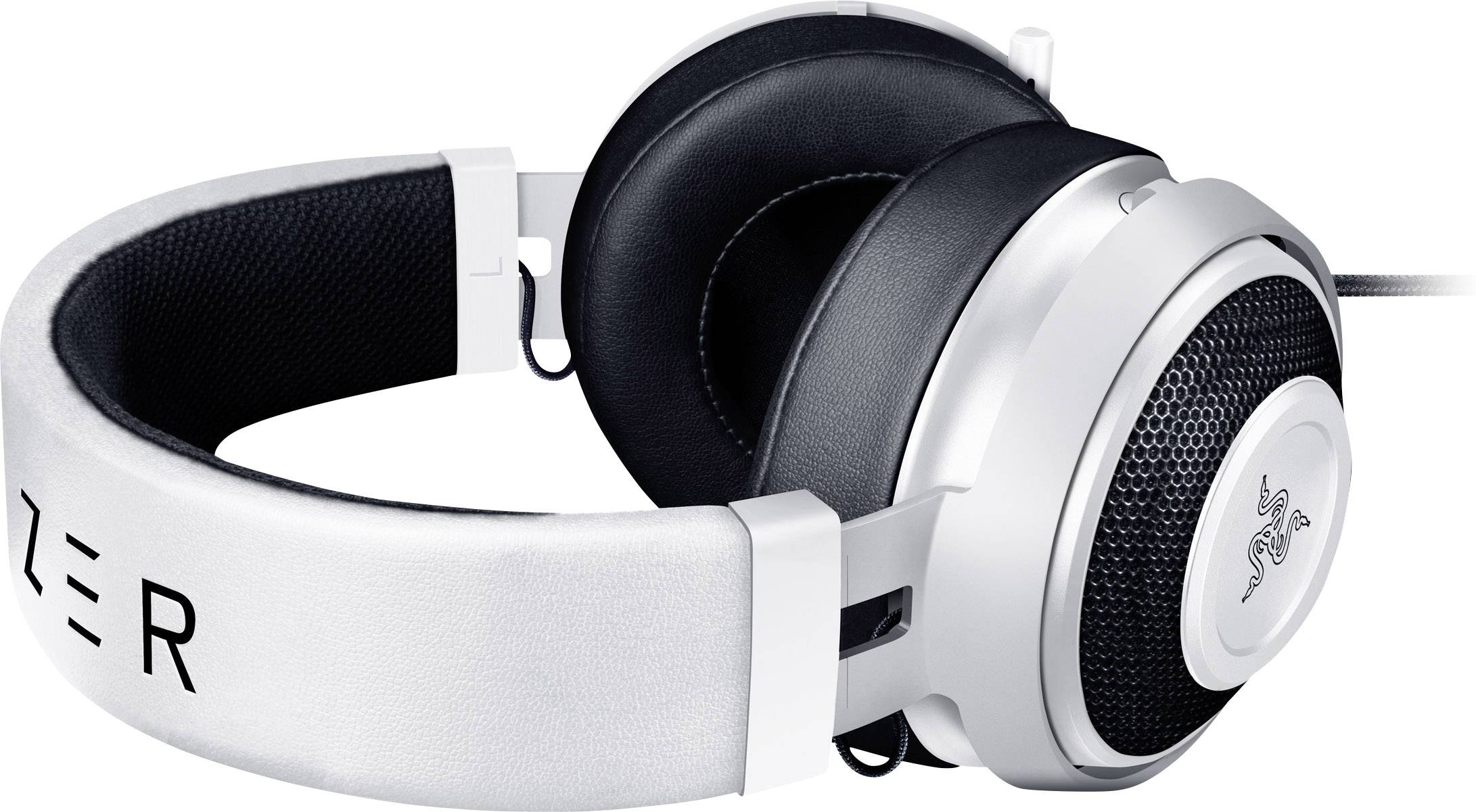 Razer Kraken Pro White V2 Gaming Over Ear Headset kabelgebunden Stereo Weiß Lautstärkeregelung, Mikrofon-Stummschaltung
