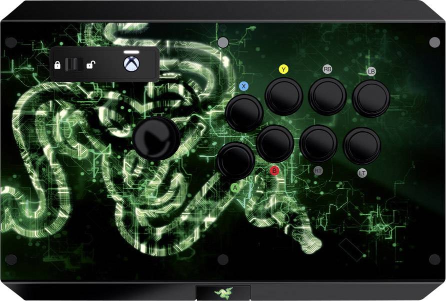 Razer Atrox Joystick USB Xbox One Schwarz, Grün