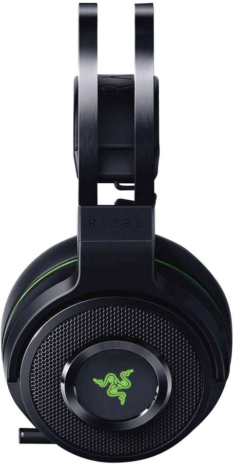 RAZER Thresher Ultimate Over Ear Headset Bluetooth® 7.1 Surround Schwarz, Grün Mikrofon-Rauschunterdrückung Fernbedienung, Mikrofon-Stummschaltung