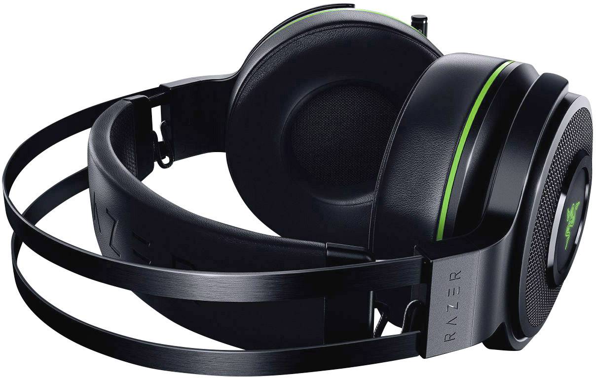 RAZER Thresher Ultimate Over Ear Headset Bluetooth® 7.1 Surround Schwarz, Grün Mikrofon-Rauschunterdrückung Fernbedienung, Mikrofon-Stummschaltung