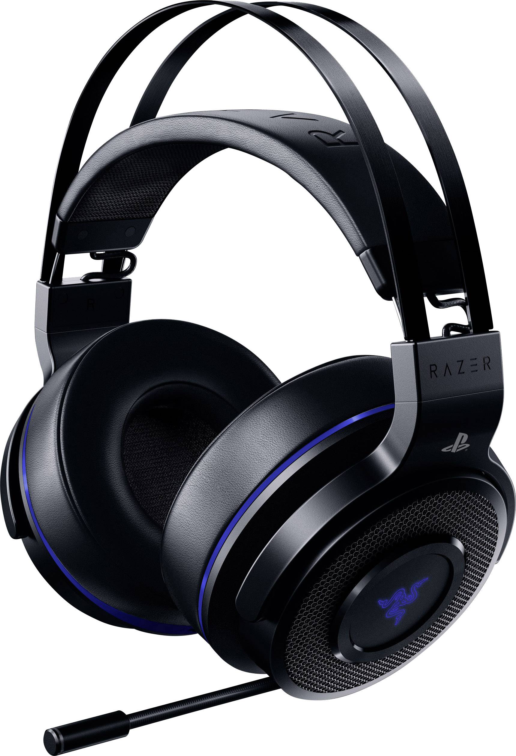 RAZER Thresher Ultimate Over Ear Headset Bluetooth® 7.1 Surround Schwarz, Grün Mikrofon-Rauschunterdrückung Fernbedienung, Mikrofon-Stummschaltung
