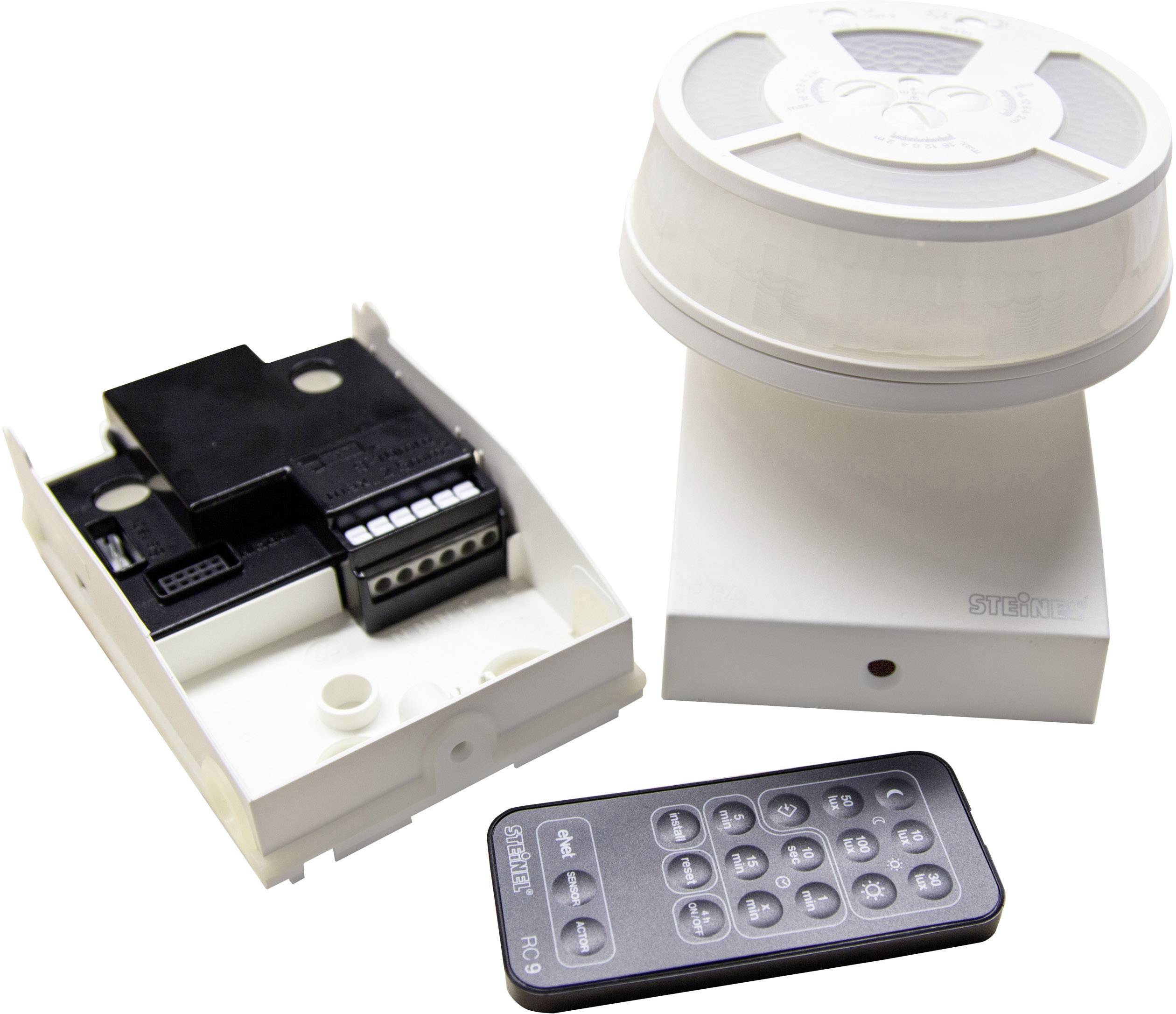 Steinel 029562 Wand, Aufputz Bewegungsmelder 300 ° Weiß IP54 Dauerlichtfunktion, Urlaubsfunktion