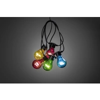 Konstsmide 2372-500 Party-Lichterkette Außen batteriebetrieben Anzahl Leuchtmittel 45 LED Mehrfarbig Beleuchtete Länge: 2m Konstsmide 2372-500 Party-Lichterkette Außen batteriebetrieben Anzahl Leuchtmittel 45 LED Mehrfarbig Beleuchtete Länge: 2m
