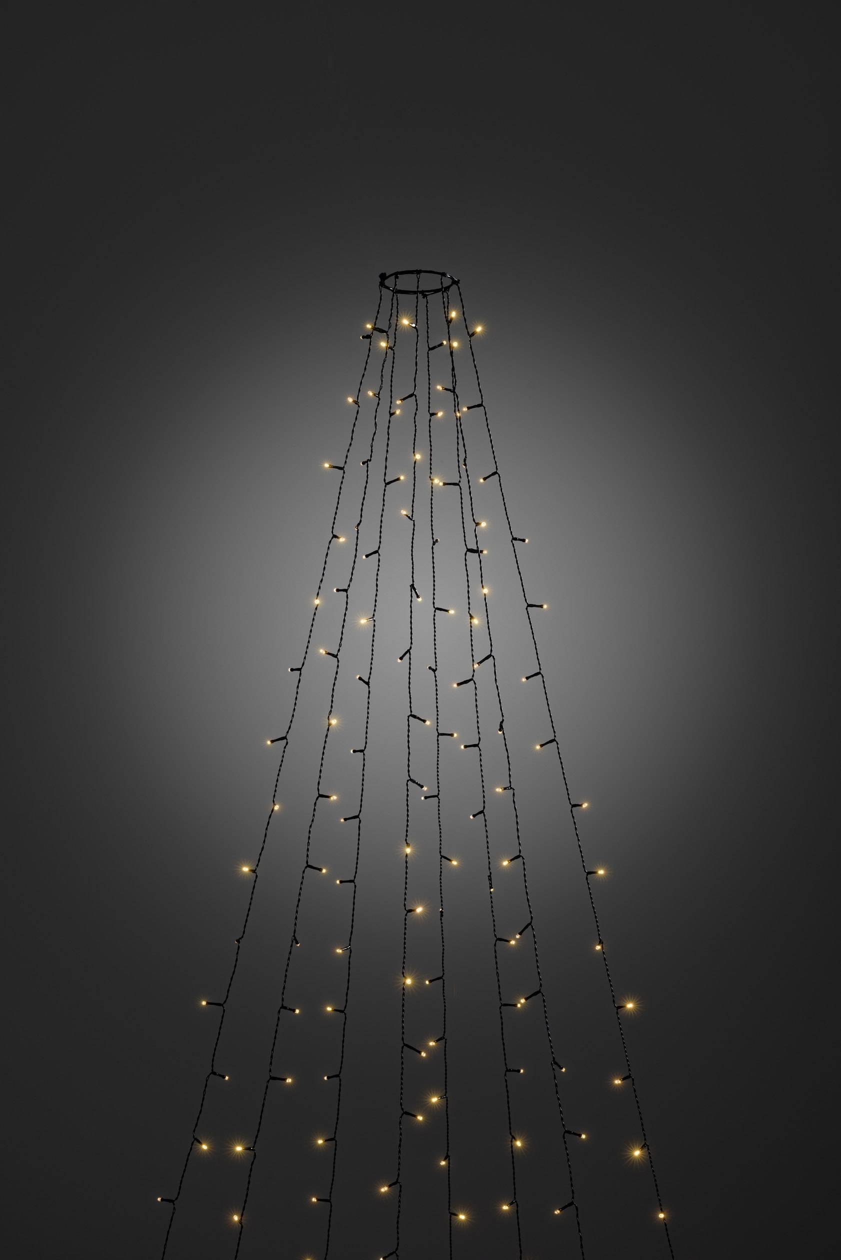 Konstsmide 6365-810 Weihnachtsbaum Bernstein LED EEK: F (A - G) mit Flackereffekt