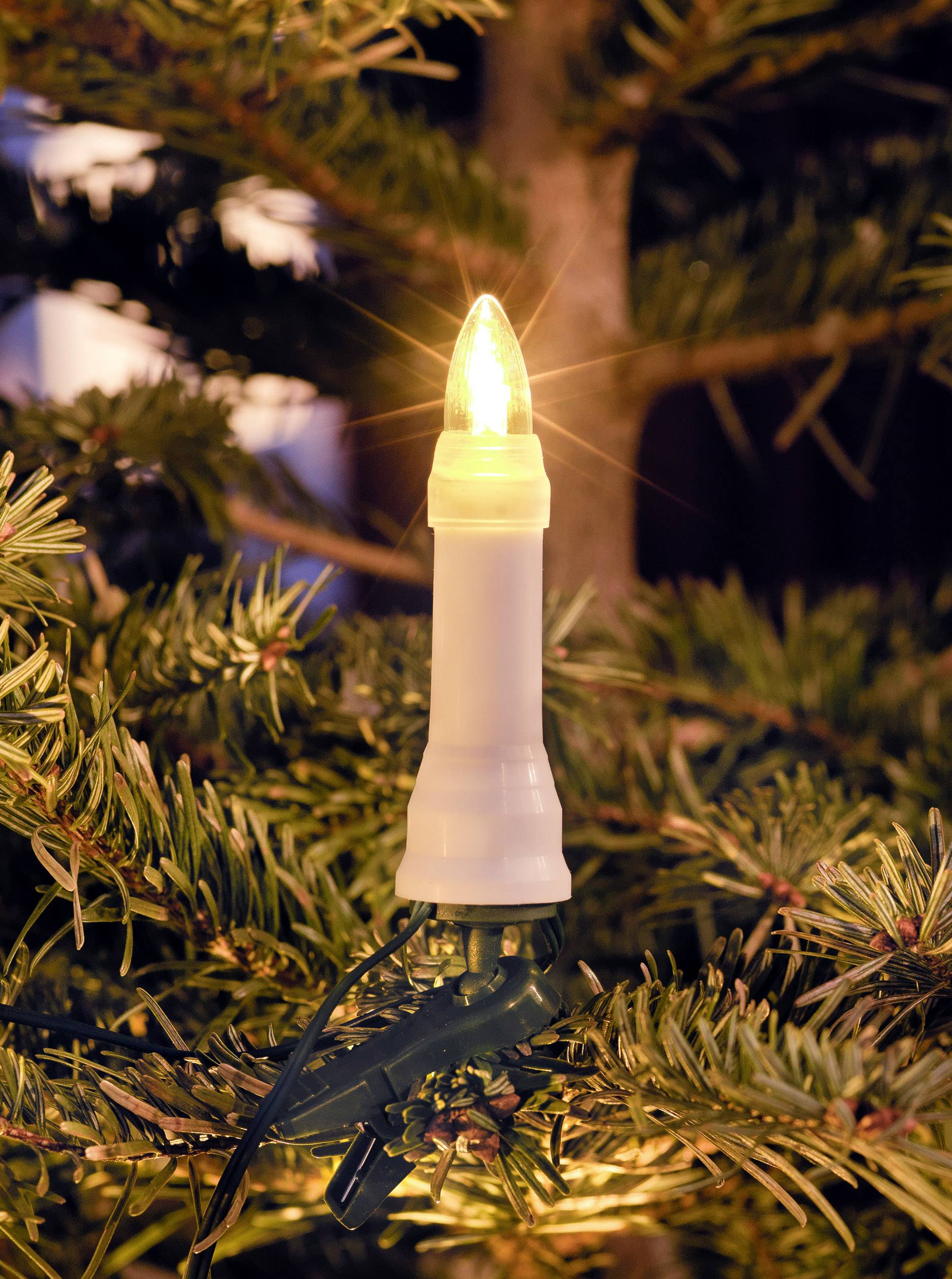 Konstsmide 1014-020 Weihnachtsbaum-Beleuchtung Außen netzbetrieben Anzahl Leuchtmittel 25 LED Warmweiß Beleuchtete Länge: 19.2 m