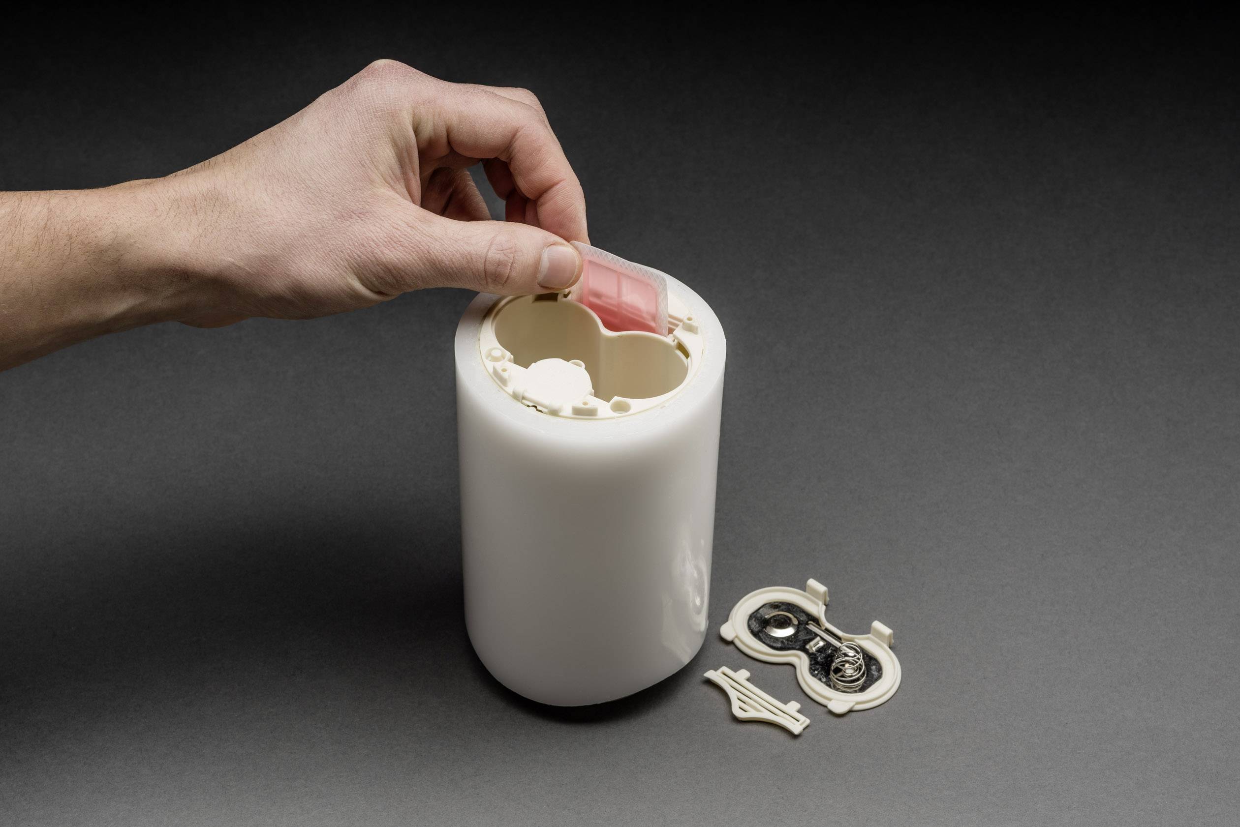 Konstsmide 1860-100 LED-Kerze Weiß Warmweiß (Ø x H) 9 cm x 13 cm