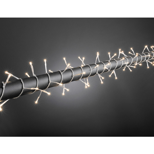 Konstsmide 2366-003 Micro-Lichterkette Außen netzbetrieben Anzahl Leuchtmittel 80 Glühlampe Klar Beleuchtete Länge: 3.95m