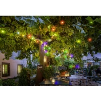 Konstsmide 2379-500 Party-Lichterkette Außen netzbetrieben Anzahl Leuchtmittel 180 LED Warmweiß Beleuchtete Länge: 9.5 m Konstsmide 2379-500 Party-Lichterkette Außen netzbetrieben Anzahl Leuchtmittel 180 LED Warmweiß Beleuchtete Länge: 9.5 m
