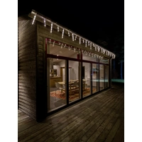 Konstsmide Lichtervorhang-Eiszapfen Außen 24 V EEK: G (A - G) 96 LED Warmweiß Konstsmide Lichtervorhang-Eiszapfen Außen 24 V EEK: G (A - G) 96 LED Warmweiß