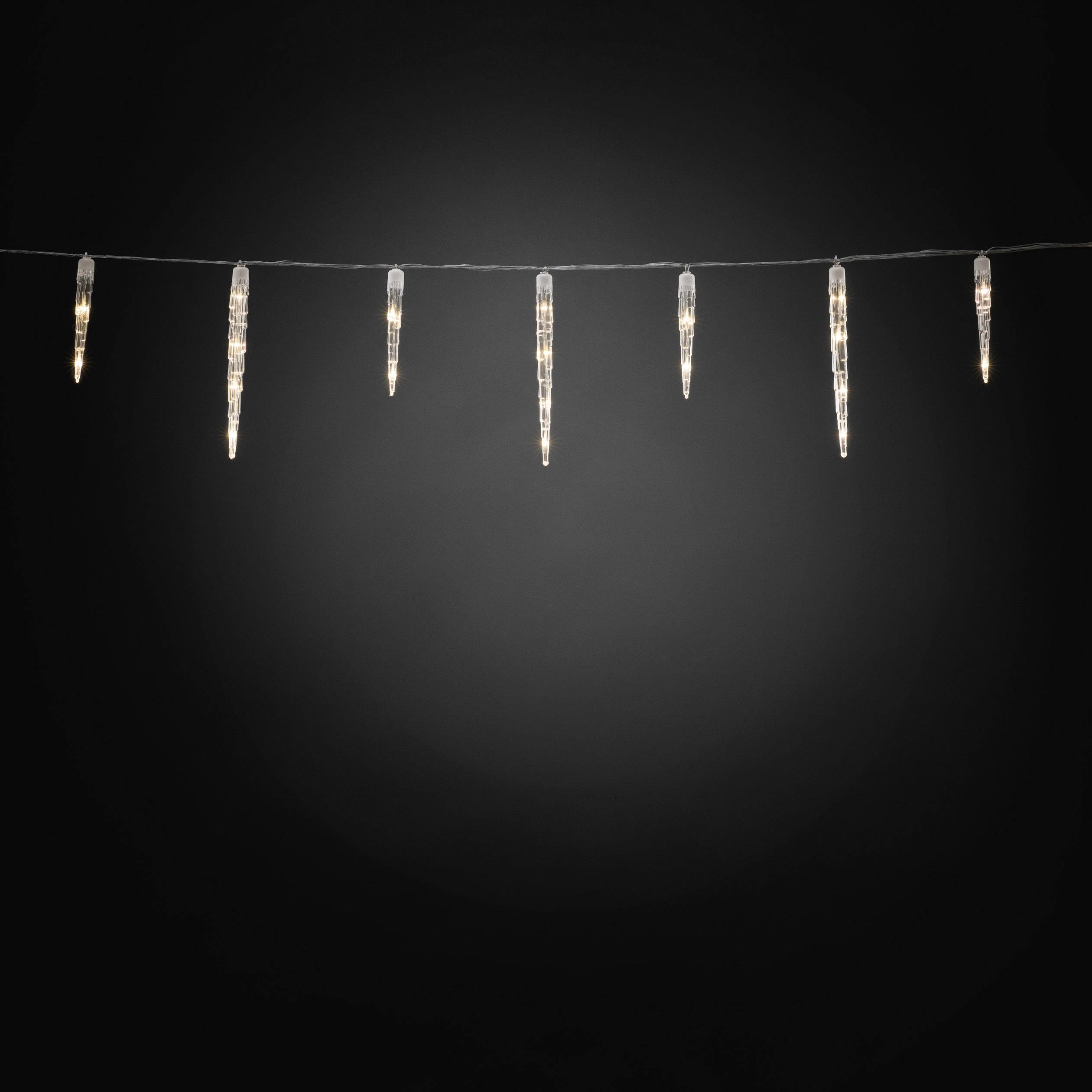 Konstsmide Lichtervorhang-Eiszapfen Außen 24 V EEK: G (A - G) 96 LED Warmweiß
