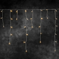 Konstsmide Lichtervorhang-Eisregen Außen 24V 336 LED Bernstein Konstsmide Lichtervorhang-Eisregen Außen 24V 336 LED Bernstein
