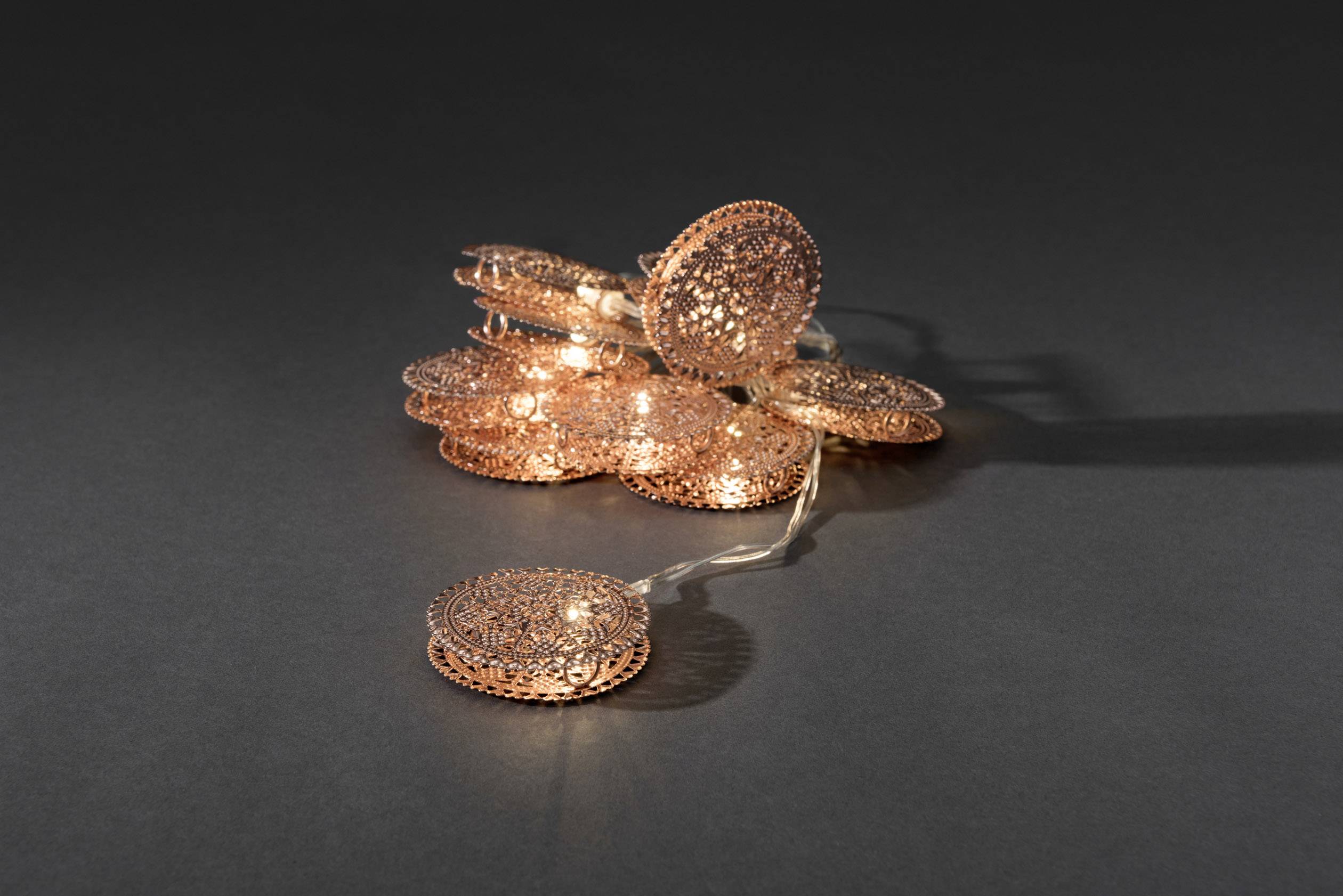 Konstsmide 3147-603 Motiv-Lichterkette Innen batteriebetrieben Anzahl Leuchtmittel 10 LED Warmweiß