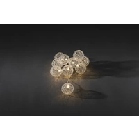 Konstsmide 3148-103 Motiv-Lichterkette Kugel Innen batteriebetrieben Anzahl Leuchtmittel 16 LED Warmweiß Beleuchtete Länge: 2.25m Konstsmide 3148-103 Motiv-Lichterkette Kugel Innen batteriebetrieben Anzahl Leuchtmittel 16 LED Warmweiß Beleuchtete Länge: 2.25m