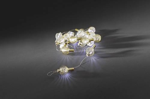 Konstsmide 3169-803 Motiv-Lichterkette Bälle Innen batteriebetrieben Anzahl Leuchtmittel 20 LED Bel