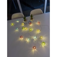 Konstsmide 3176-503 Motiv-Lichterkette Kugel Innen batteriebetrieben Anzahl Leuchtmittel 16 LED Warmweiß Beleuchtete Länge: 2.25m Konstsmide 3176-503 Motiv-Lichterkette Kugel Innen batteriebetrieben Anzahl Leuchtmittel 16 LED Warmweiß Beleuchtete Länge: 2.25m