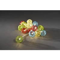 Konstsmide 3176-503 Motiv-Lichterkette Kugel Innen batteriebetrieben Anzahl Leuchtmittel 16 LED Warmweiß Beleuchtete Länge: 2.25m Konstsmide 3176-503 Motiv-Lichterkette Kugel Innen batteriebetrieben Anzahl Leuchtmittel 16 LED Warmweiß Beleuchtete Länge: 2.25m
