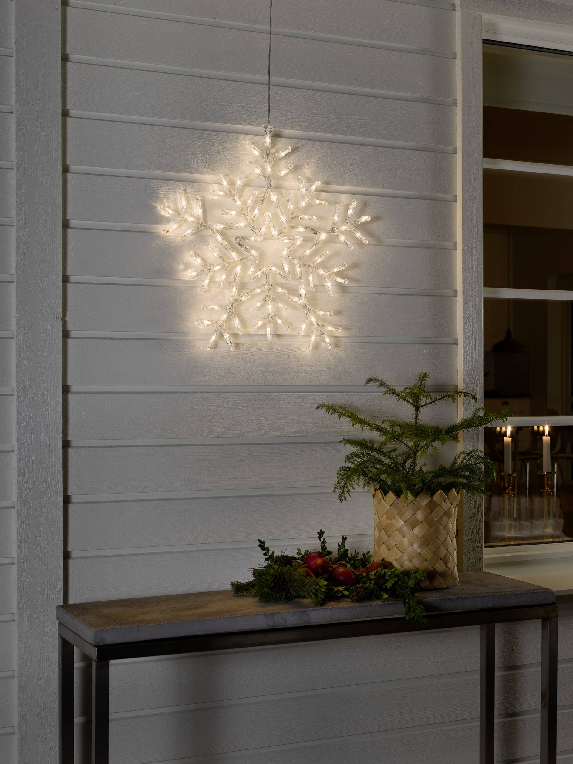 Konstsmide 4470-103 Schneeflocke Warmweiß LED EEK: G (A - G)