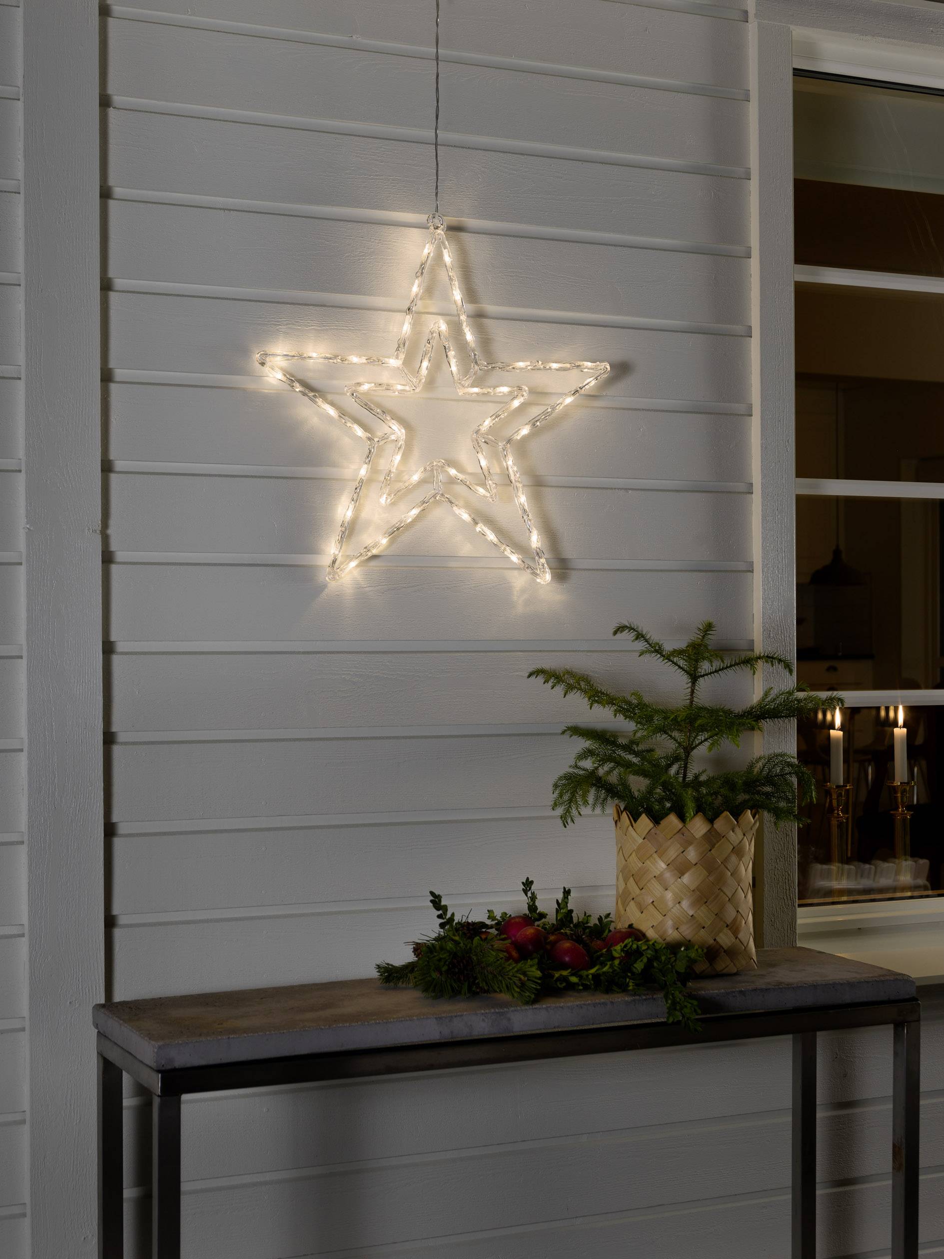 Konstsmide 4471-103 Acryl-Figur EEK: G (A - G) Warmweiß LED Transparent
