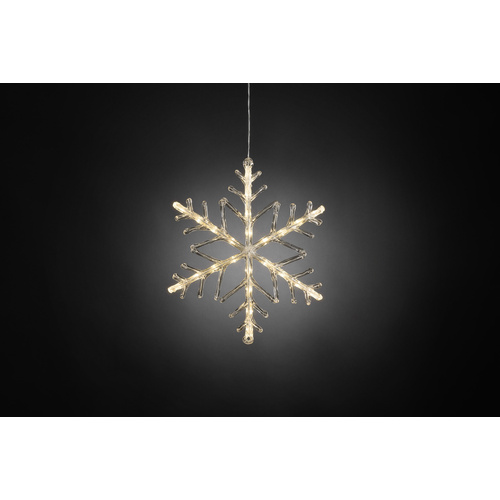 Konstsmide 4540-103 Schneeflocke Warmweiß LED