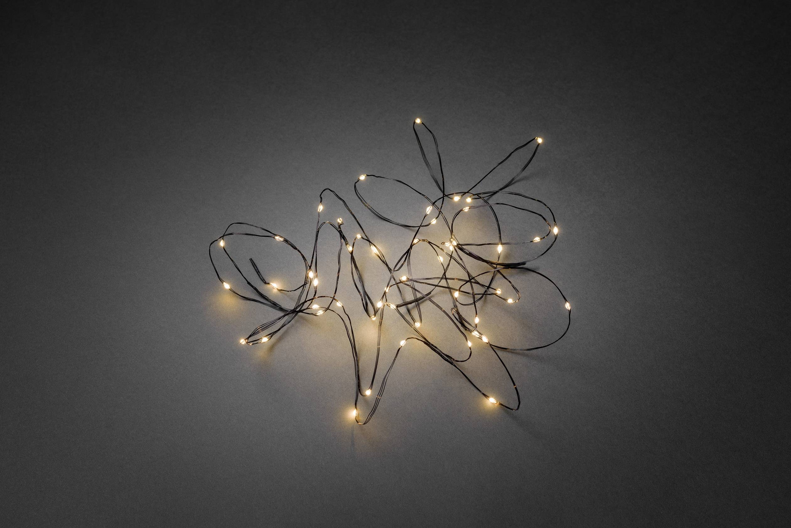 Konstsmide 6387-800 Motiv-Lichterkette Tropfen Innen EEK: E (A - G) netzbetrieben Anzahl Leuchtmittel 100 LED Bernstein