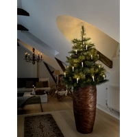 Konstsmide 2037-010 Weihnachtsbaum-Beleuchtung Innen netzbetrieben Anzahl Leuchtmittel 20 LED Warmweiß Beleuchtete Länge: 7.6 m Konstsmide 2037-010 Weihnachtsbaum-Beleuchtung Innen netzbetrieben Anzahl Leuchtmittel 20 LED Warmweiß Beleuchtete Länge: 7.6 m