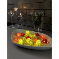 Konstsmide 3135-503 Motiv-Lichterkette Kugel Innen netzbetrieben Anzahl Leuchtmittel 16 LED Warmweiß Beleuchtete Länge: 3m Konstsmide 3135-503 Motiv-Lichterkette Kugel Innen netzbetrieben Anzahl Leuchtmittel 16 LED Warmweiß Beleuchtete Länge: 3m