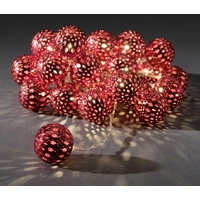 Konstsmide 3156-553 Motiv-Lichterkette Bälle Innen netzbetrieben Anzahl Leuchtmittel 24 LED Warmweiß Beleuchtete Länge: 2.99m Konstsmide 3156-553 Motiv-Lichterkette Bälle Innen netzbetrieben Anzahl Leuchtmittel 24 LED Warmweiß Beleuchtete Länge: 2.99m