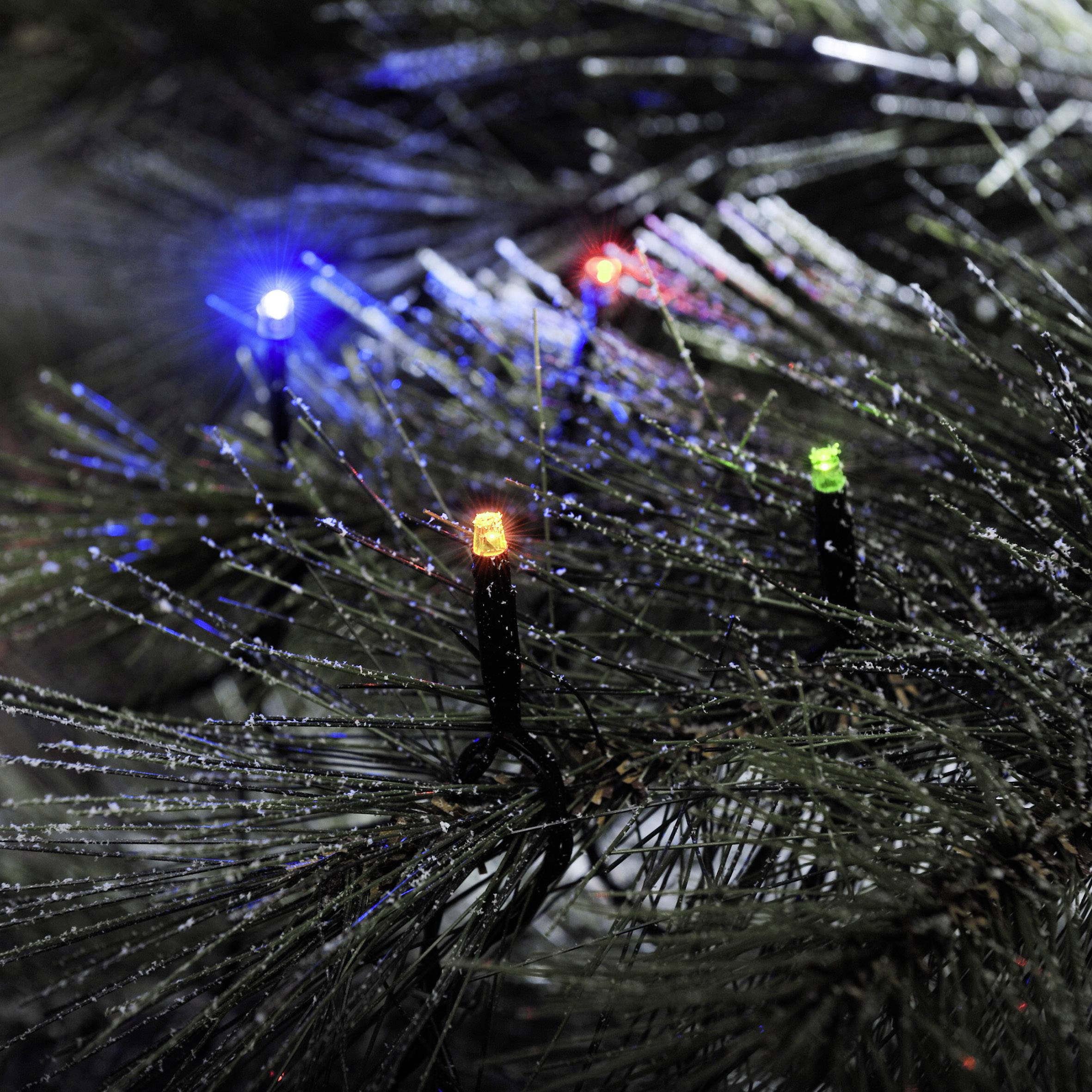 Konstsmide 3610-500 Micro-Lichterkette Außen netzbetrieben LED Mehrfarbig Beleuchtete Länge: 6.24 m