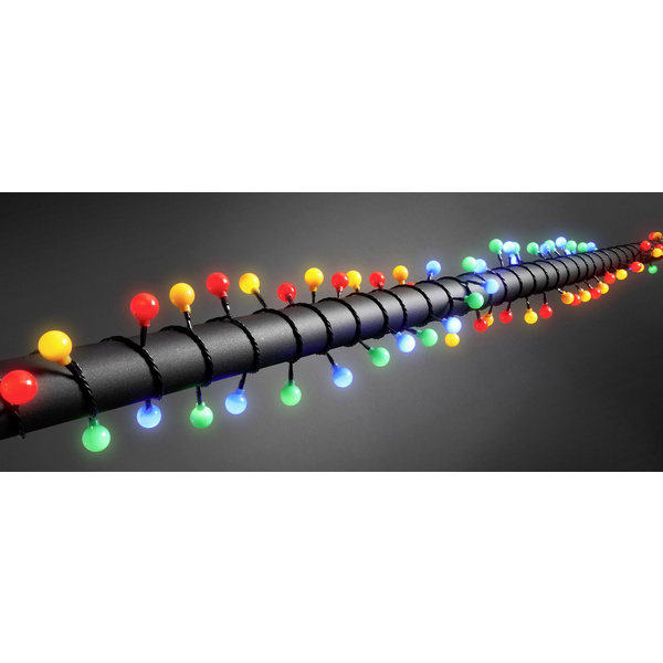 Konstsmide 3696-507 Mini guirlande lumineuse pour l'extérieur sur secteur Nombre de lumière 80 LED multicolore Longueur éclairée